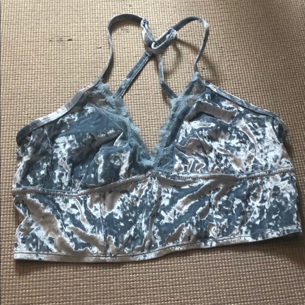 Bralette : blue from aerie